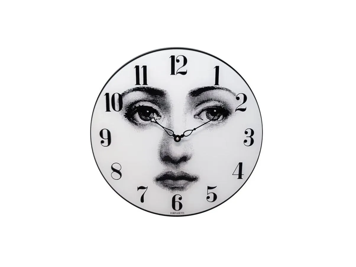 Vintage wall clock (1990s), Fornasetti image