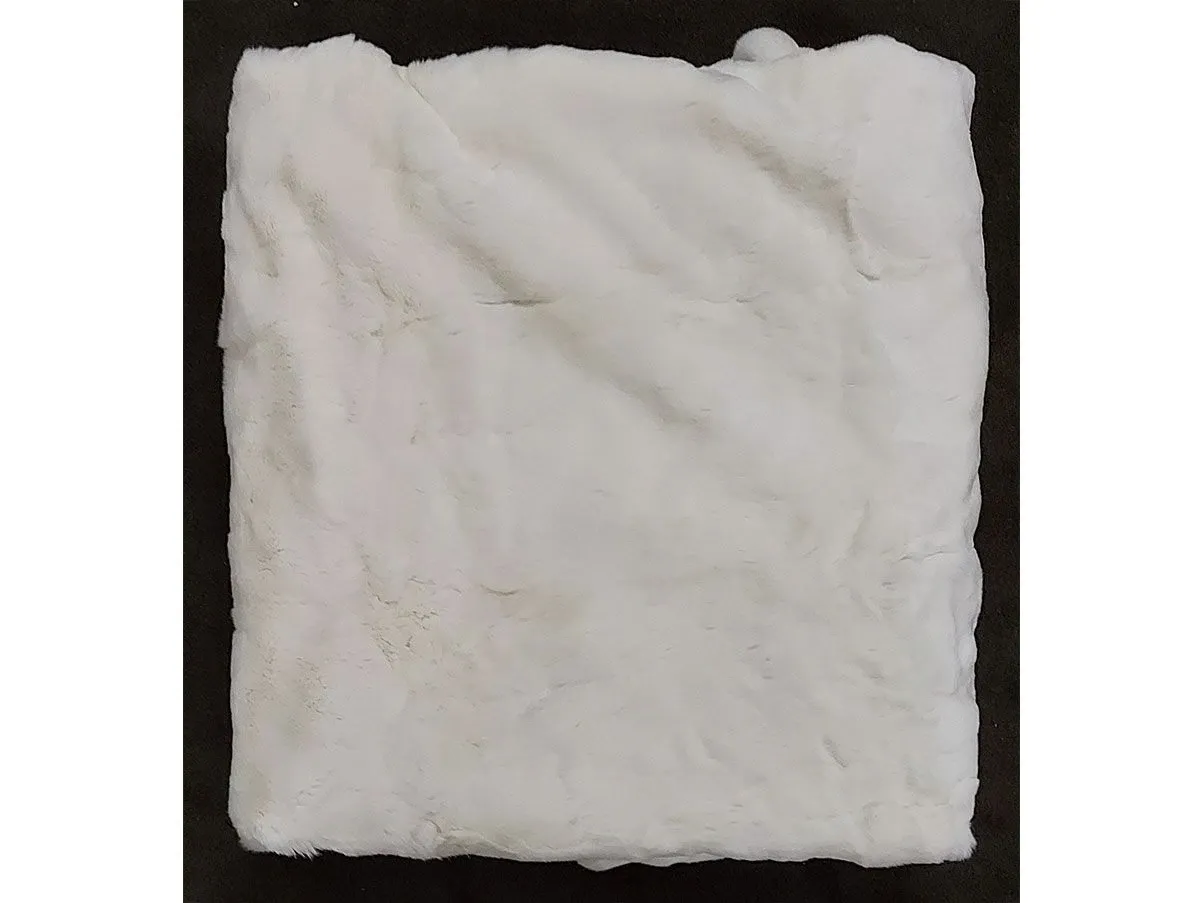 R / 15 Shariff fur blanket (white), Ivano Redaelli 