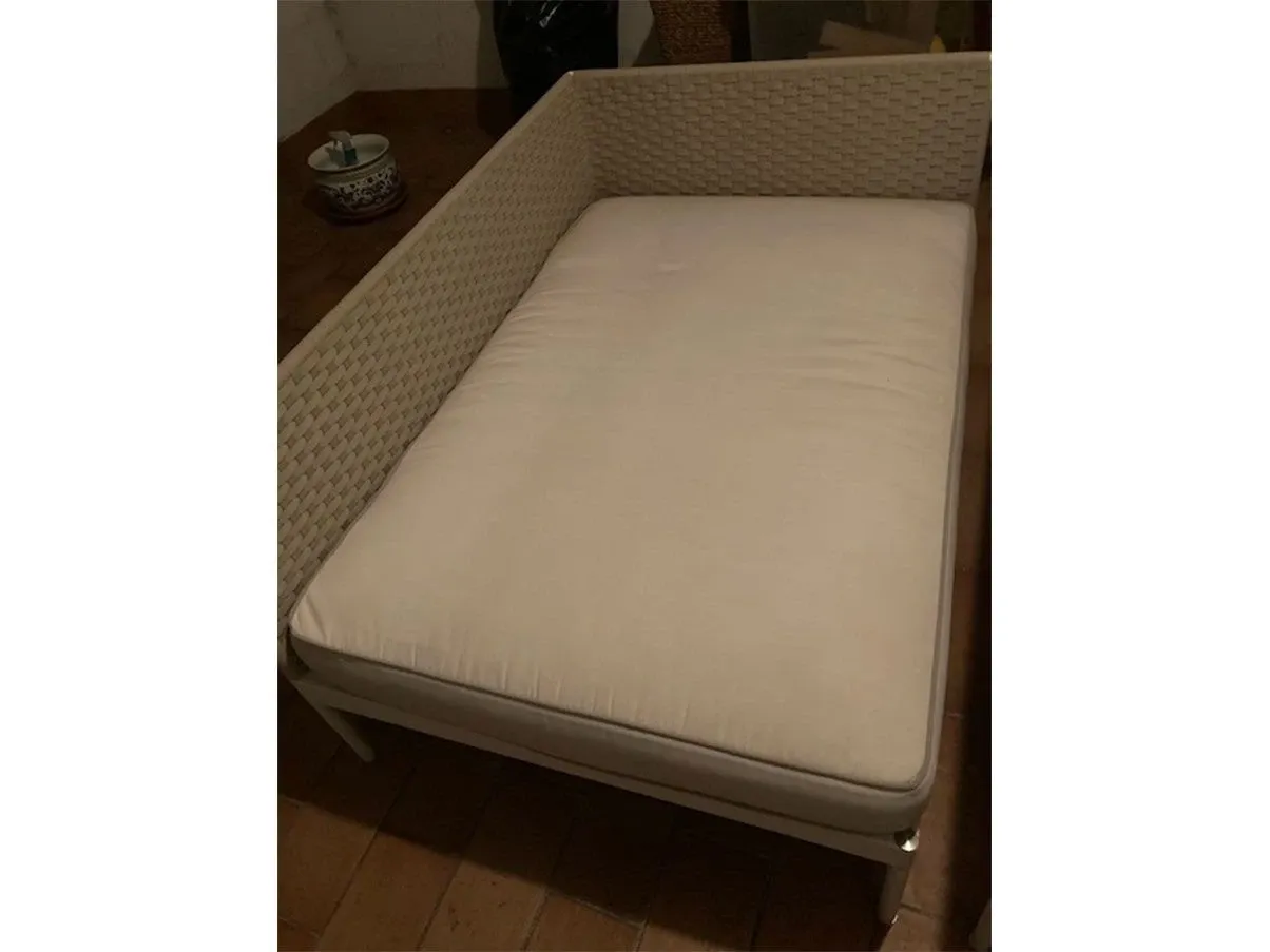 Set 2 divani da esterno Basket con cuscini (beige), Roda 3