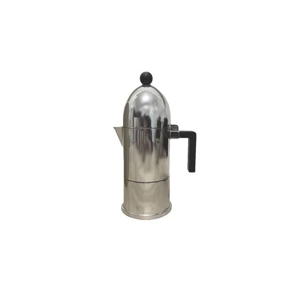 La Cupola coffee maker 3 cups aluminum (black), Alessi image