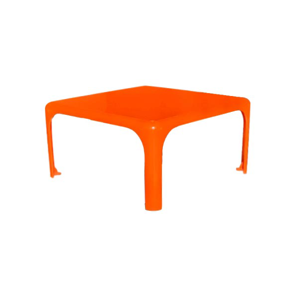 Demetrio 45 coffee table Vico Magistretti (orange), Artemide image