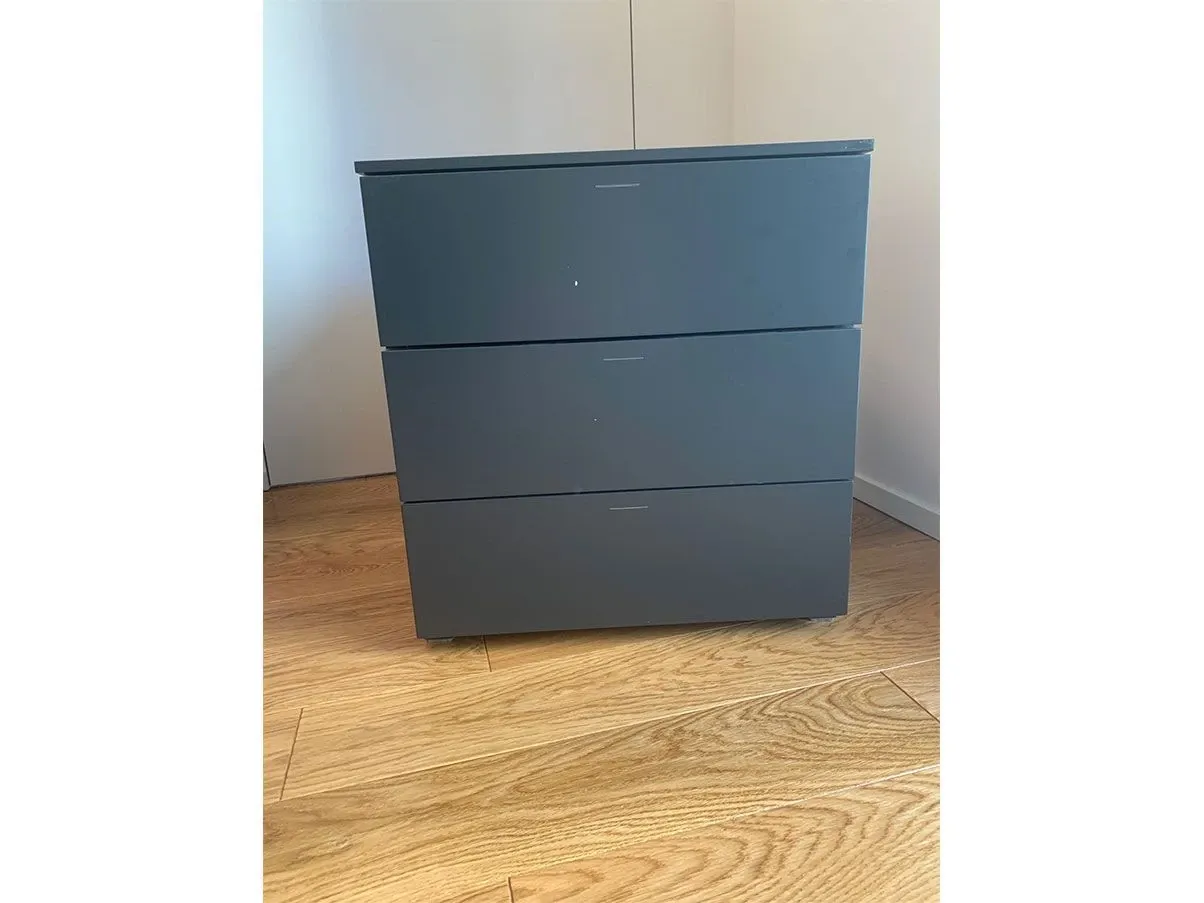 Chest of drawers 909 with 3 drawers (grey), Molteni&C 4