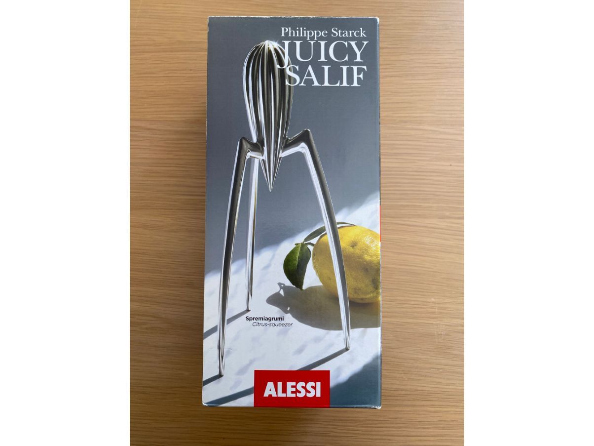 Spremiagrumi edizione limitata (n° 9257/9999) Placcato Oro – Philippe  Starck per Alessi 1990 – Amarcord Officina di Ricerca – Modena – Italy