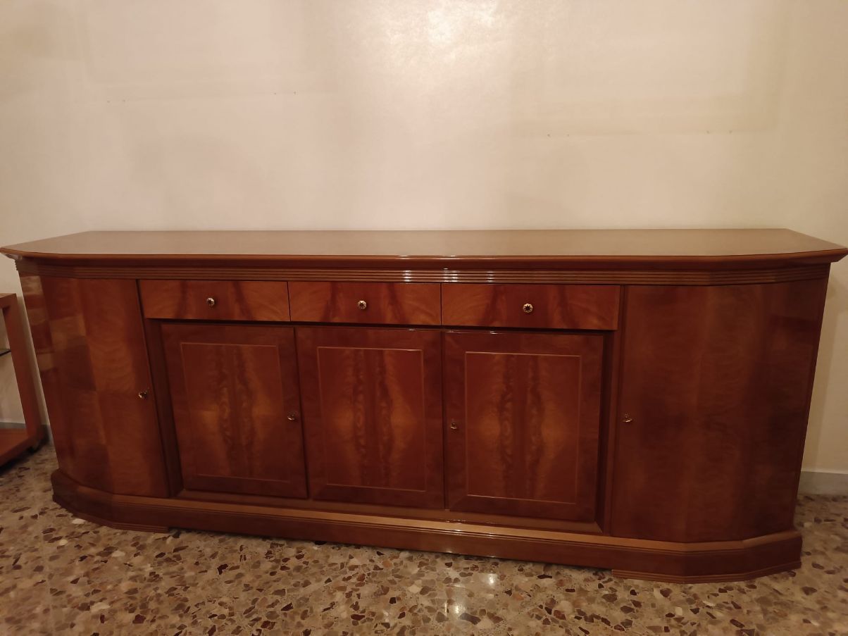 Madia in legno massello di radica (anni '90) Main