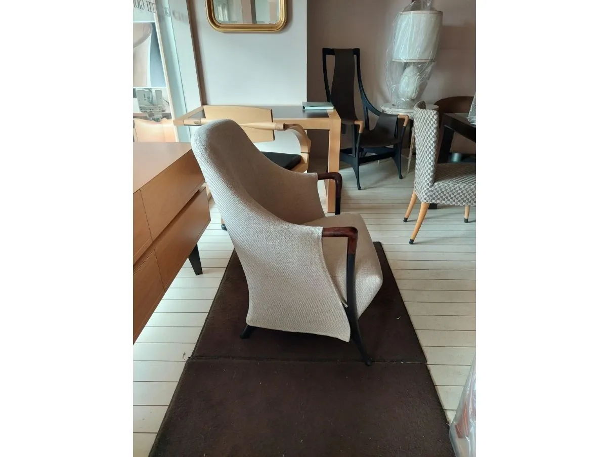 Poltroncina Progetti 6326 in legno di faggio, Giorgetti 3