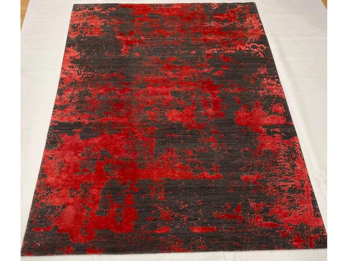 Tappeto rettangolare Jaipur 45417 in lana (rosso), Cabib 4