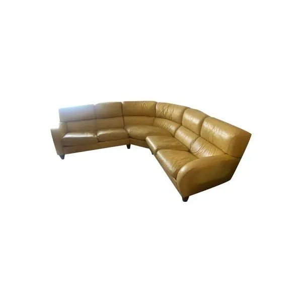 Rapsody corner sofa in leather, Poltrona Frau image