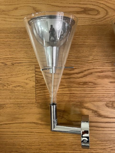 Set di 3 lampade da parete Flute di Franco Raggi Optional7