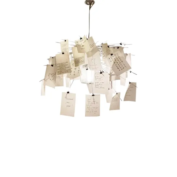 Zettel'z 6 suspension lamp with leaflets, Ingo Maurer image