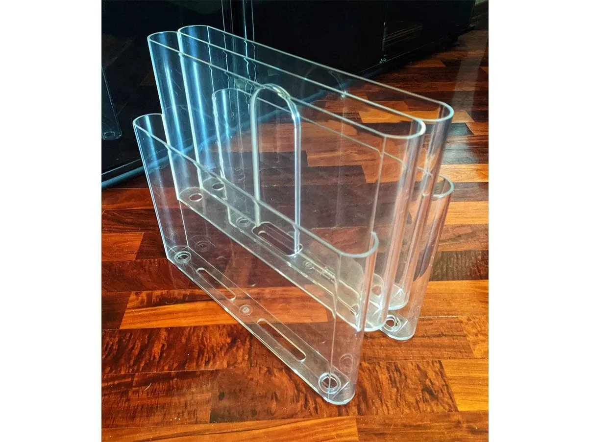 Portariviste 4767 in materiale plastico (trasparente), Kartell 