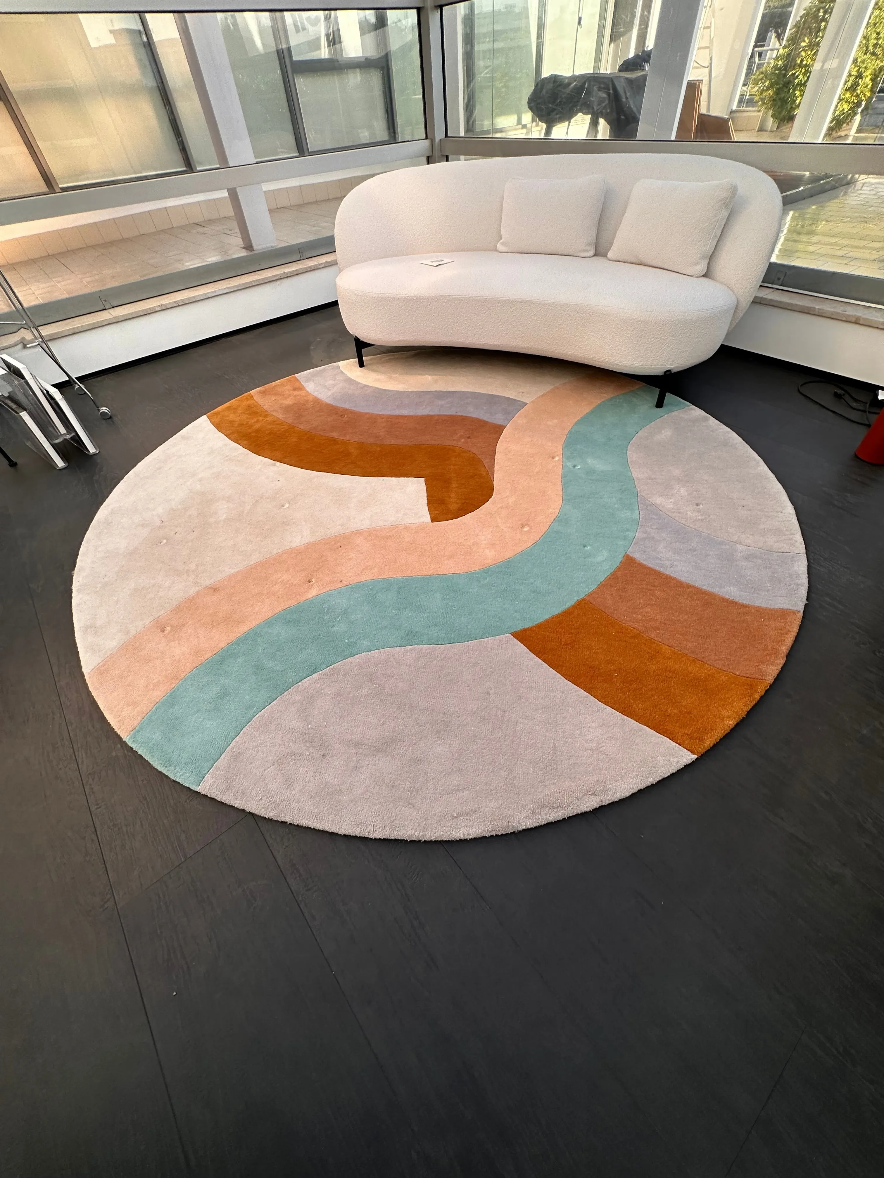 Round colored carpet Mod, Kartell 