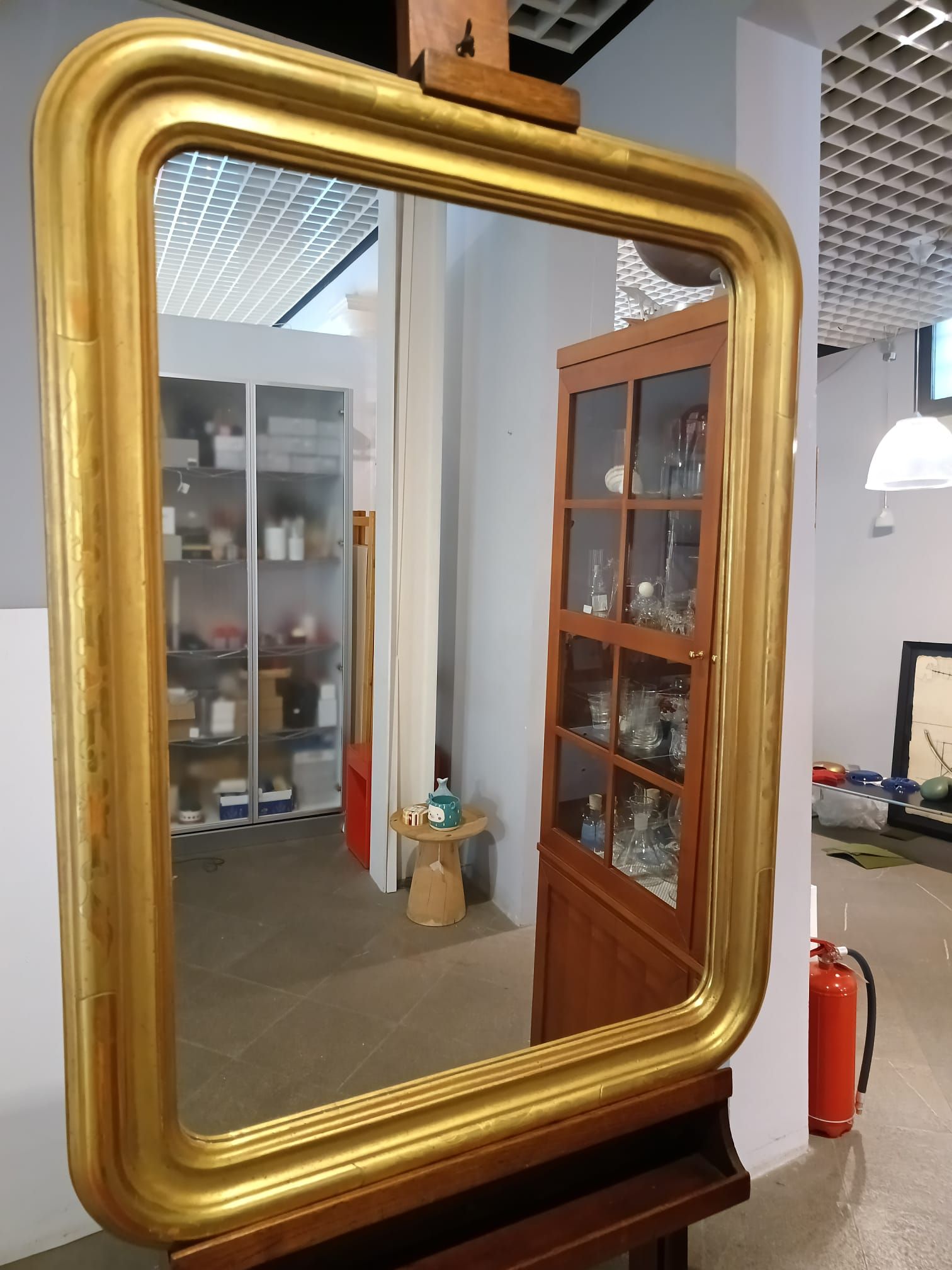 Valeriano Bertolini Gold Leaf Wall Mirror Main