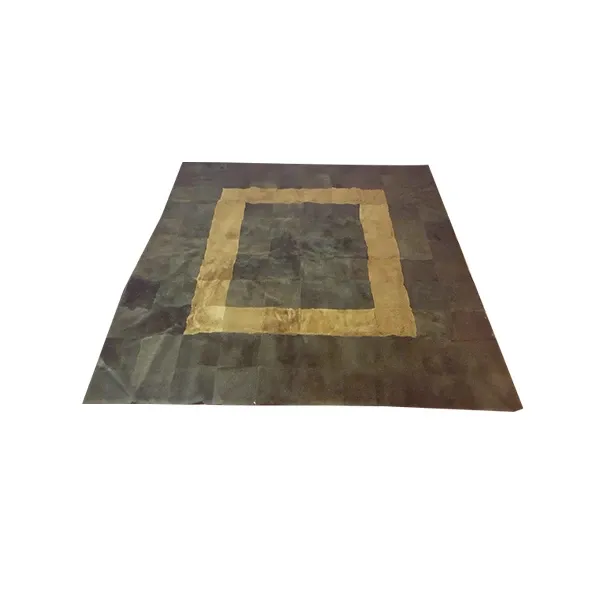 Tappeto - telo in pelliccia patchwork (anni '70), 5
