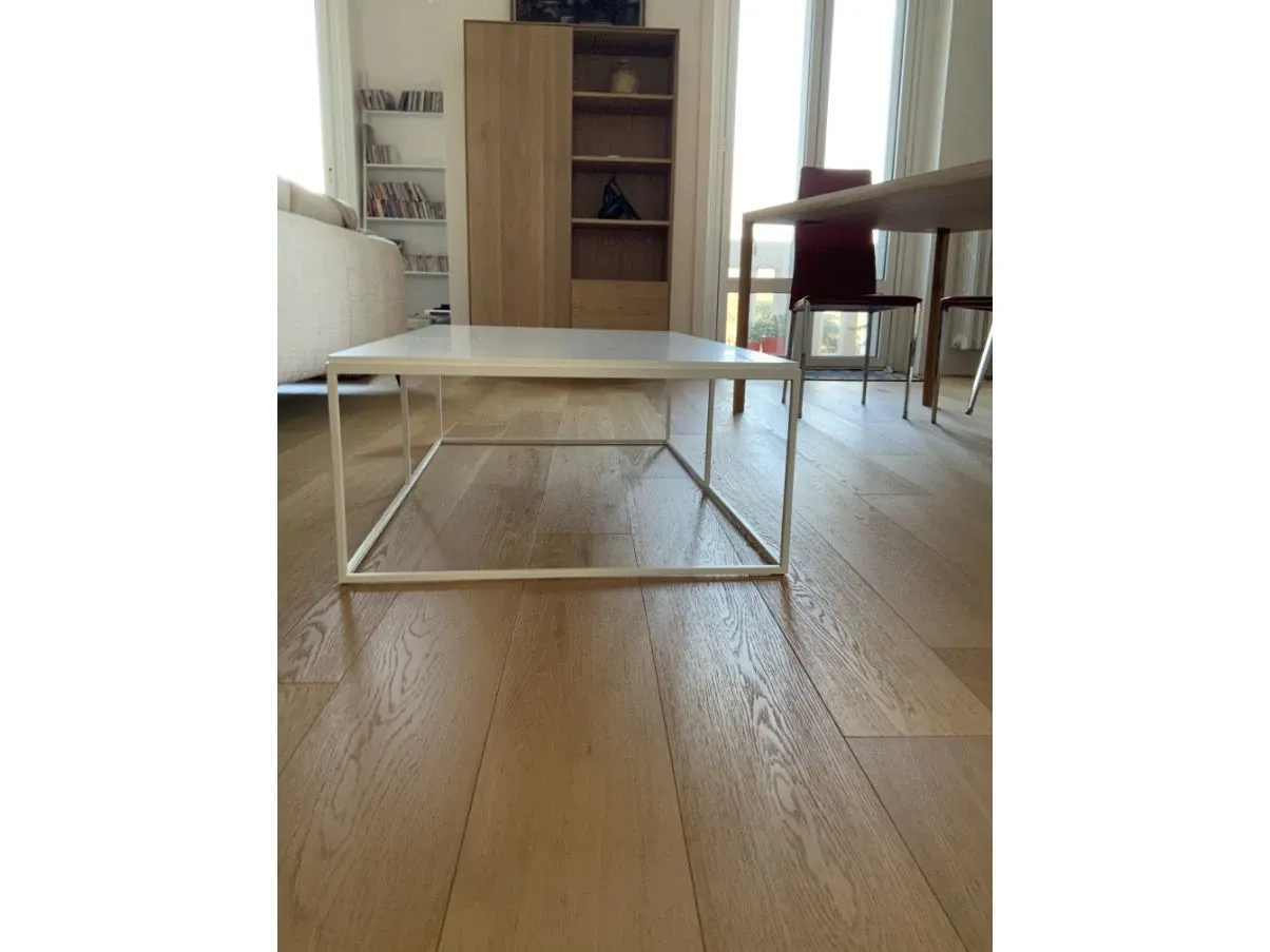 White Turku coffee table, Diotti  1