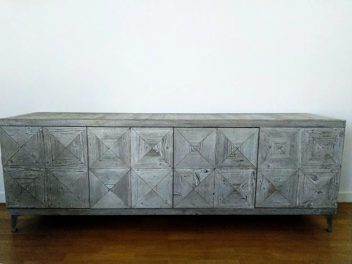 Sideboard DB003987 in pine wood (grey), Dialma Brown 5