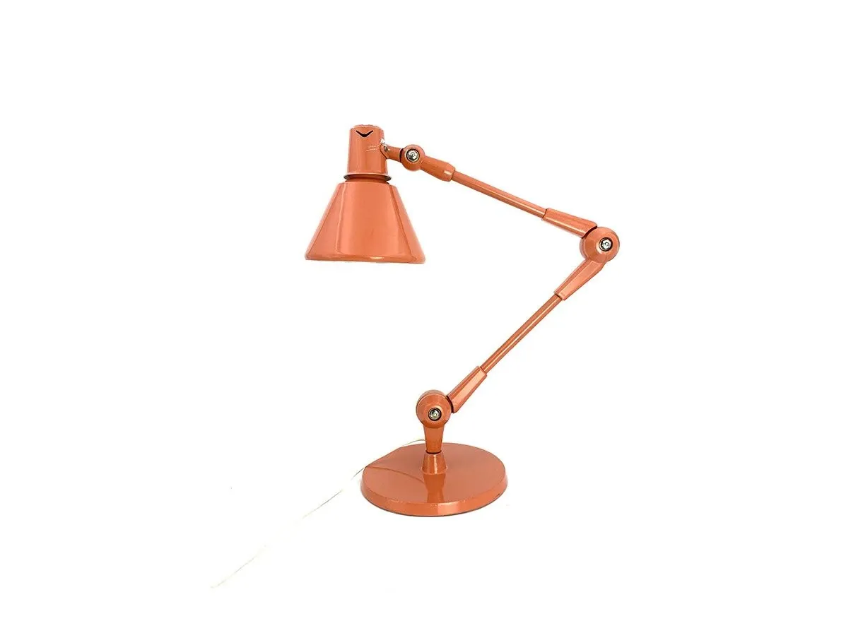 Vintage Aure table lamp in aluminum (pink) 3