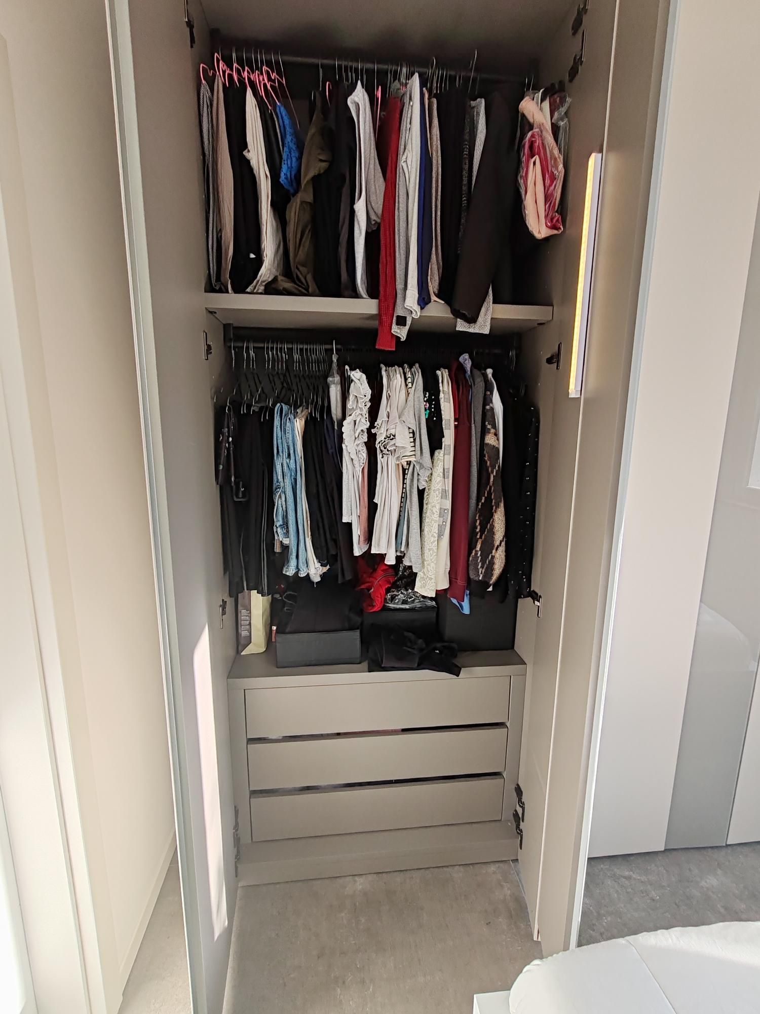 Armario 3 puertas Now Quick beige Details