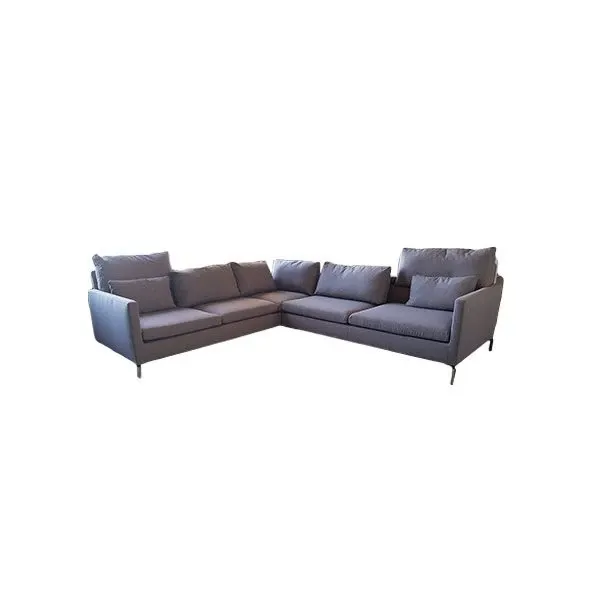 Reef corner sofa in fabric (grey), Novamobili image