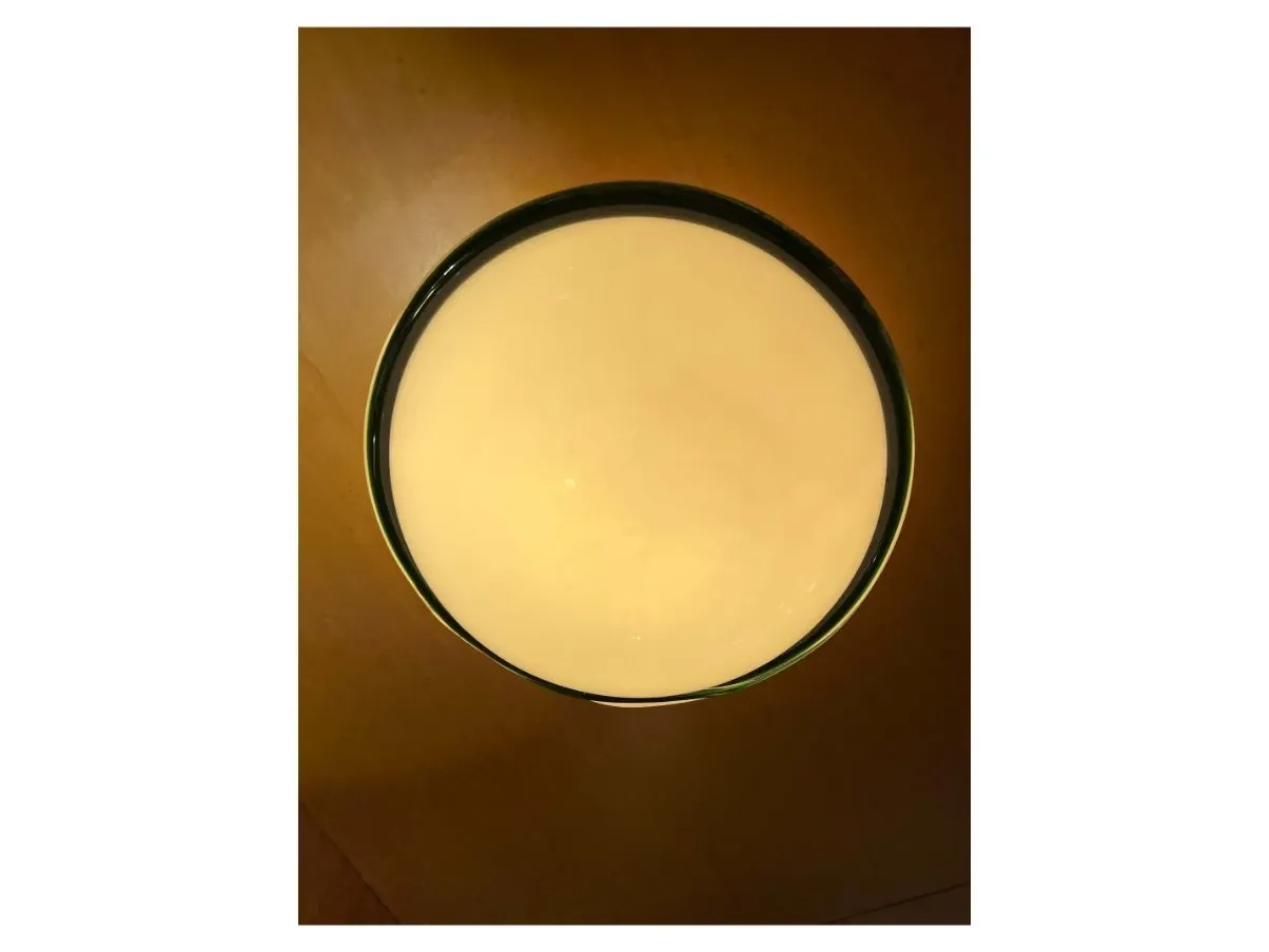 Applique Saturno in vetro di Murano bianco e verde, Venini 4