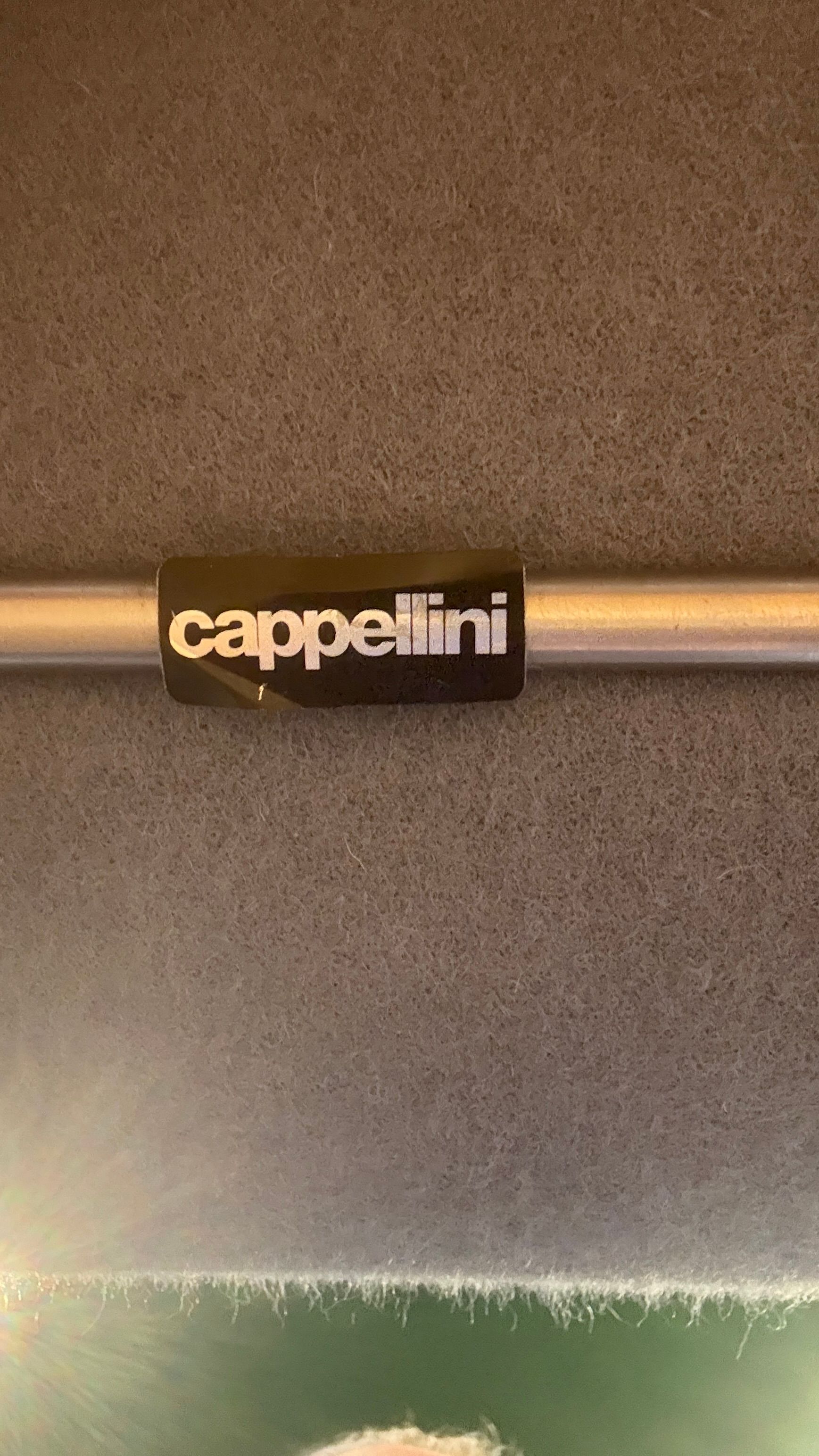Set di 3 sgabelli imbottiti in tessuto (grigio), Cappellini  Brand