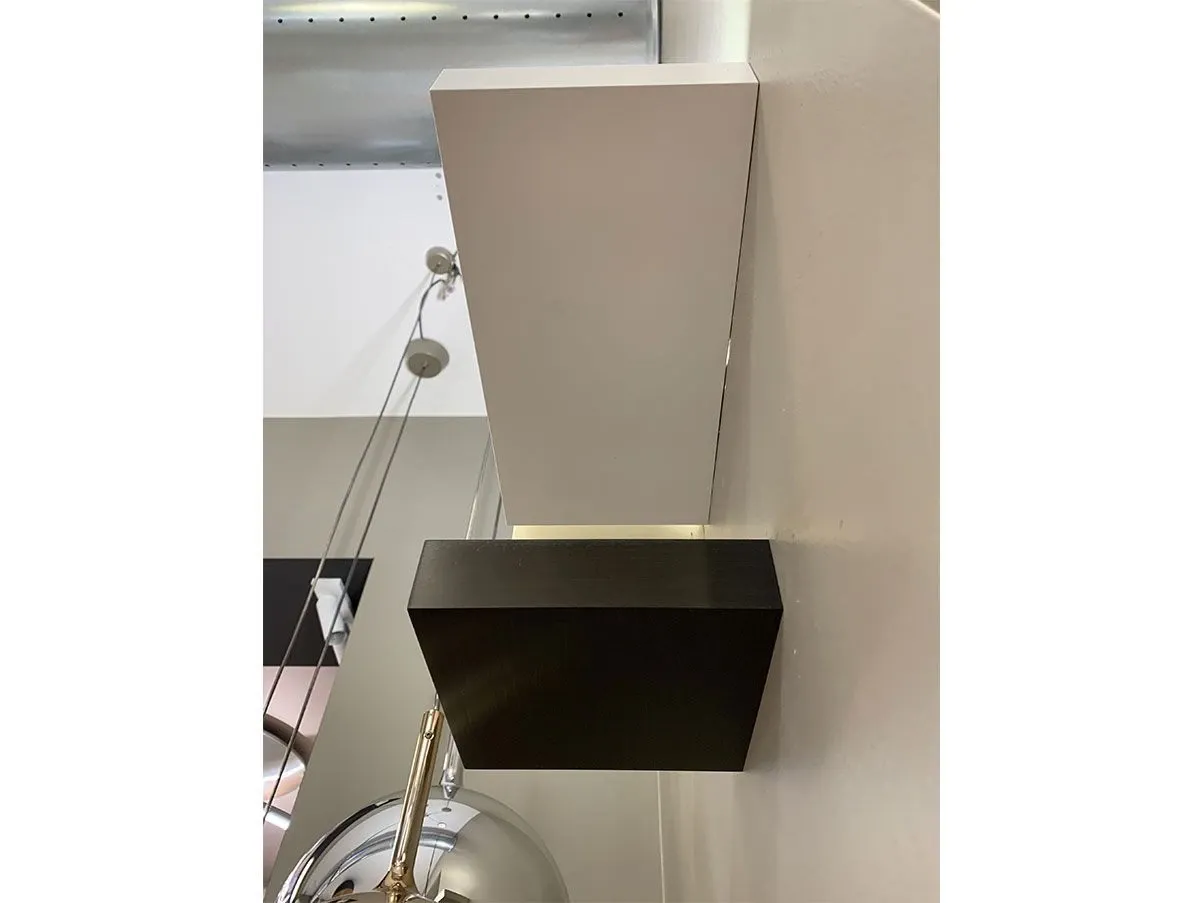 Quasi Mini wall lamp in aluminum (brown), Viabizzuno 