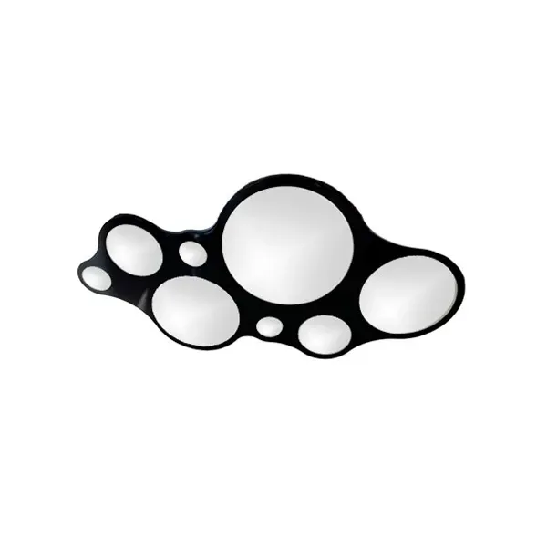 Specchiera Bubbles in legno di rovere (nero), Calligaris 1