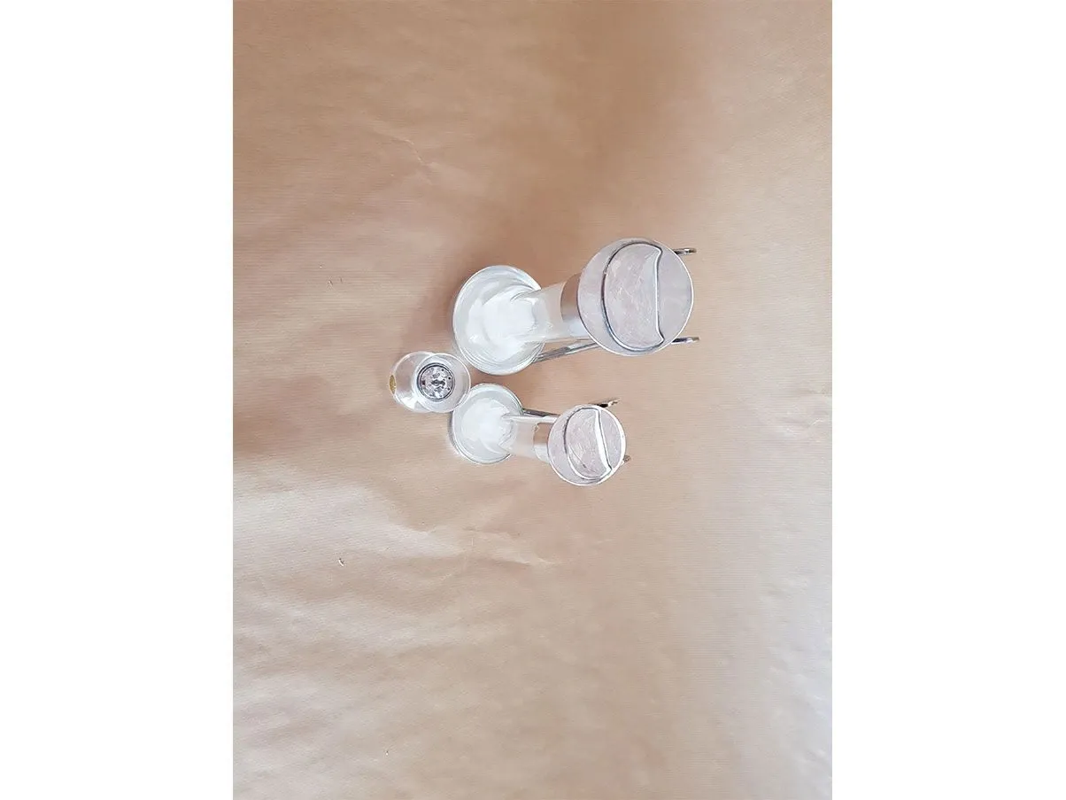 Set AC01, AC02 e AC03 per olio, aceto e sale, Alessi 1