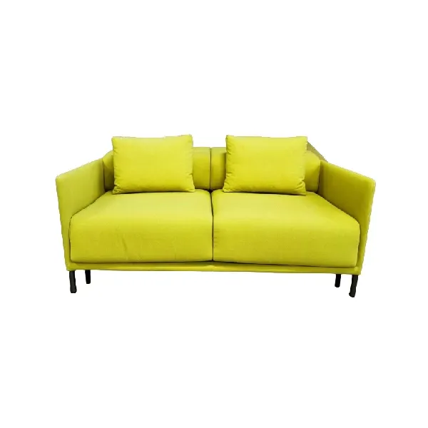 Mustard-coloured Marsalis sofa bed, Milano Bedding image