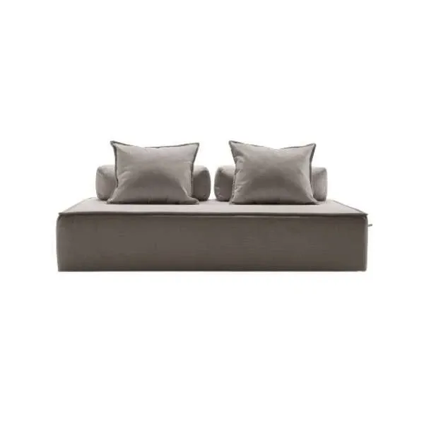 Monsieur sofa in dove gray fabric, Filippo Ghezzani image