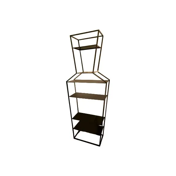 June TC22 metal bookcase with shelves (black), Bonaldo image