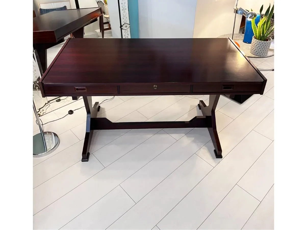 Vintage Schreibtisch aus Palisander (70er Jahre) 2
