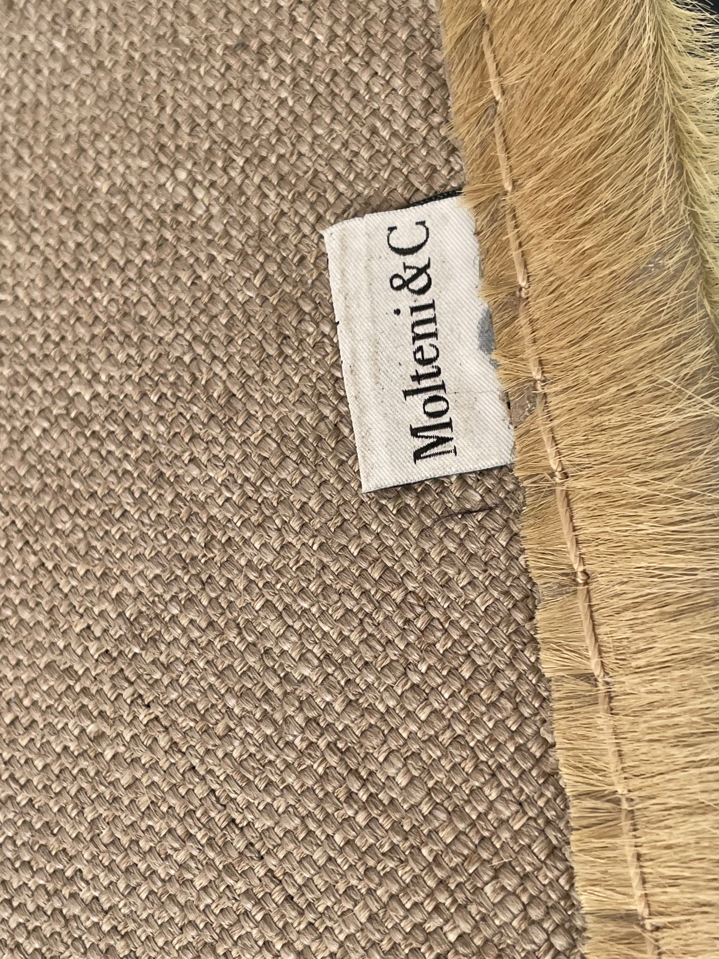 Gio Ponti D.754.1 Geometric Leather Rug Brand