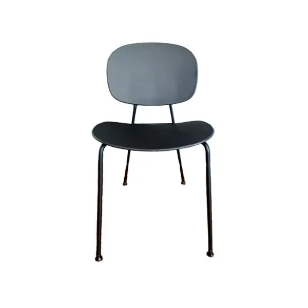 Tondina chair in steel and polypropylene (black), Infiniti image