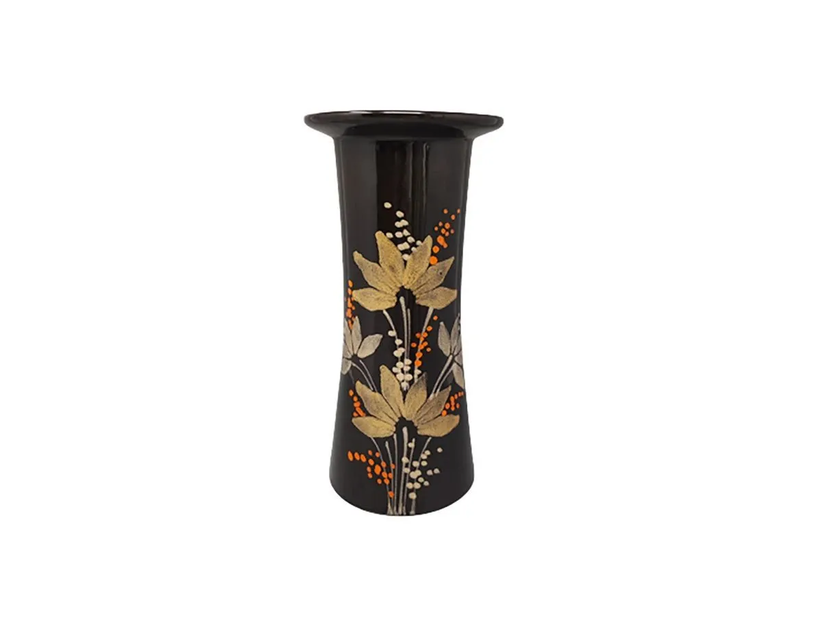 Vintage brown ceramic vase (1970s), image
