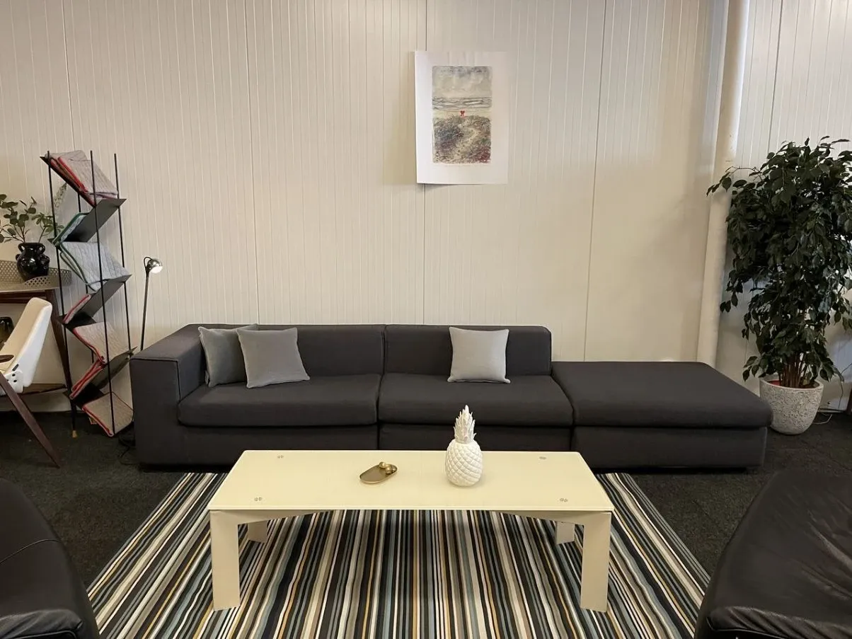 Divano Modular in lana cotta Kvard grigio di Jasper Morrison 4