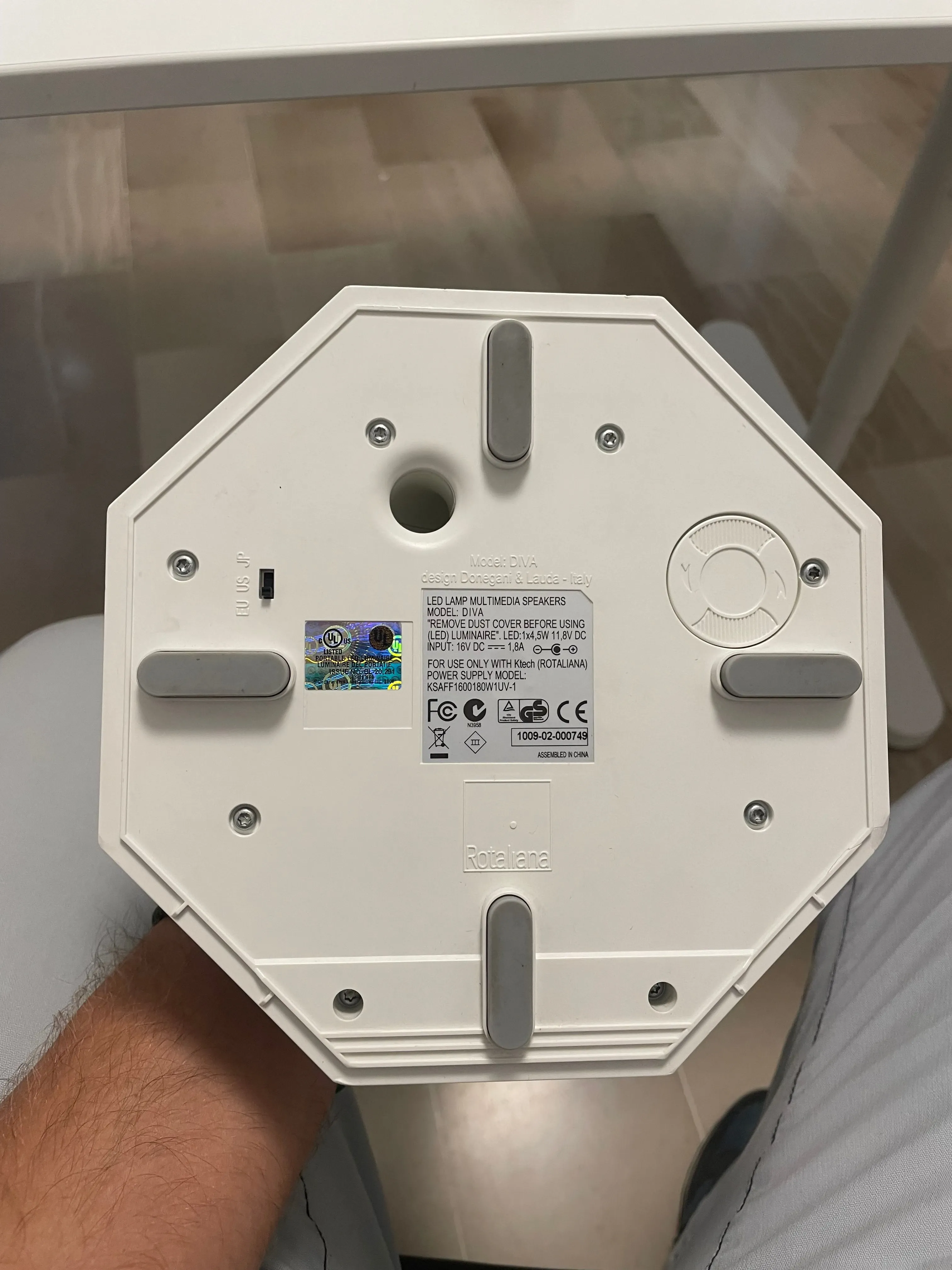 Lampada da tavolo Diva multifunzione, Rotaliana  3