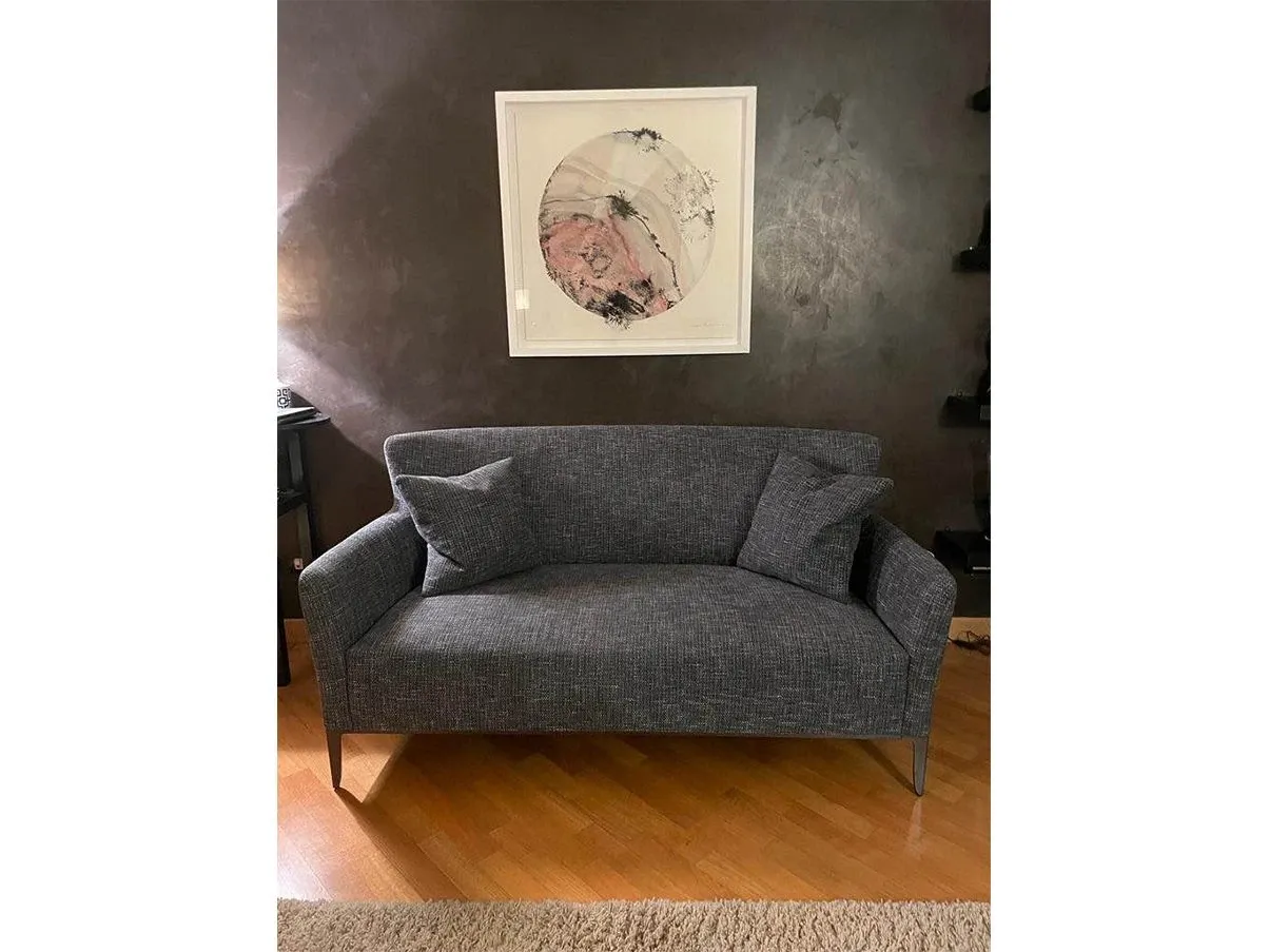 Divano 3 posti Gentleman in tessuto (grigio), Poliform 2
