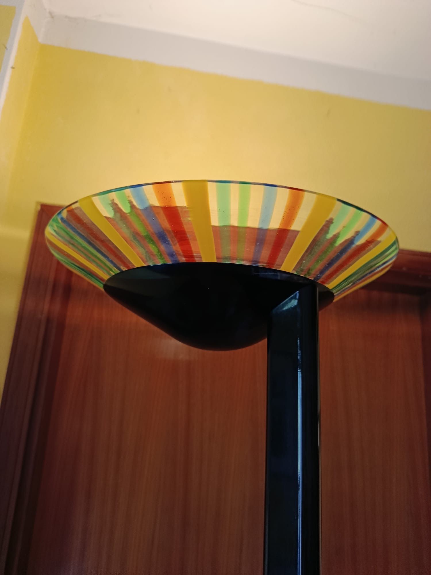 Alo Murano Glass Floor Lamp by Mauro Mazollo (1980s) Front