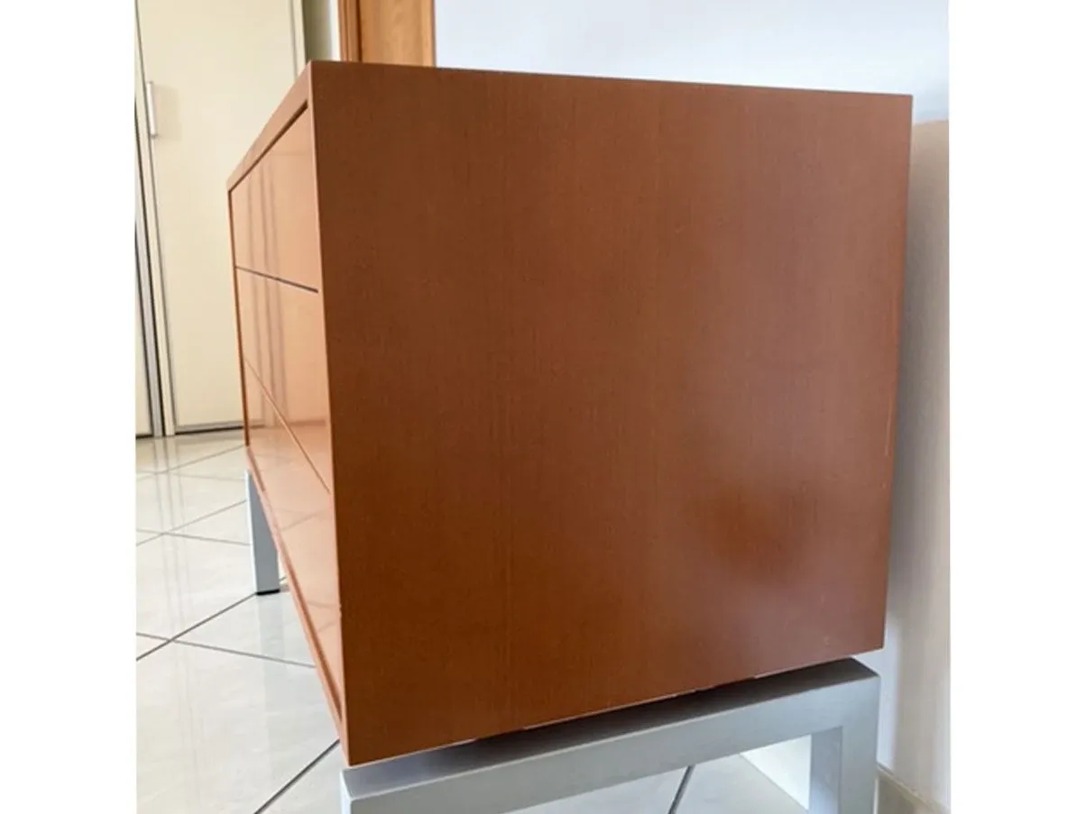 Xen 3-drawer chest in wood by Hannes Wettstein, Cassina 