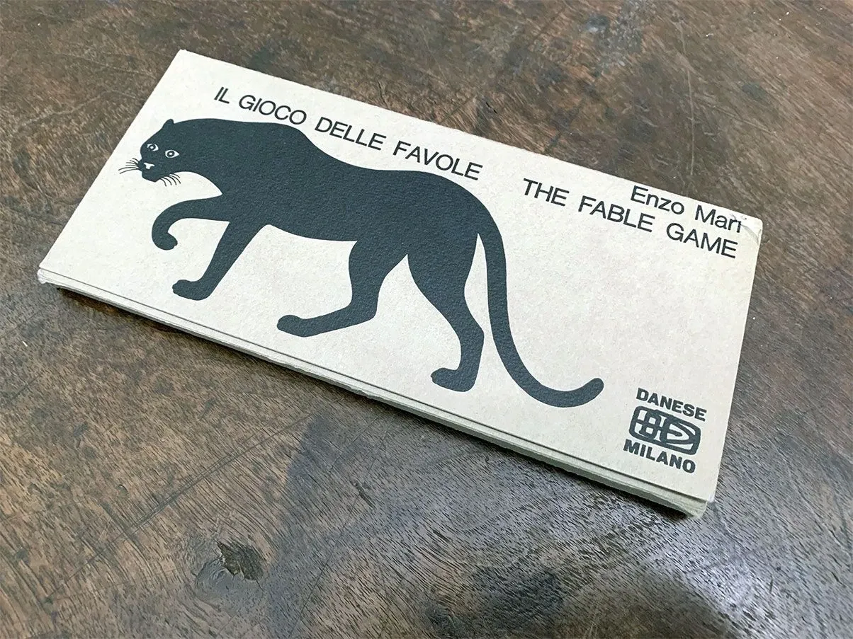The Fables Game by Enzo Mari (1960s), Danese Milano 