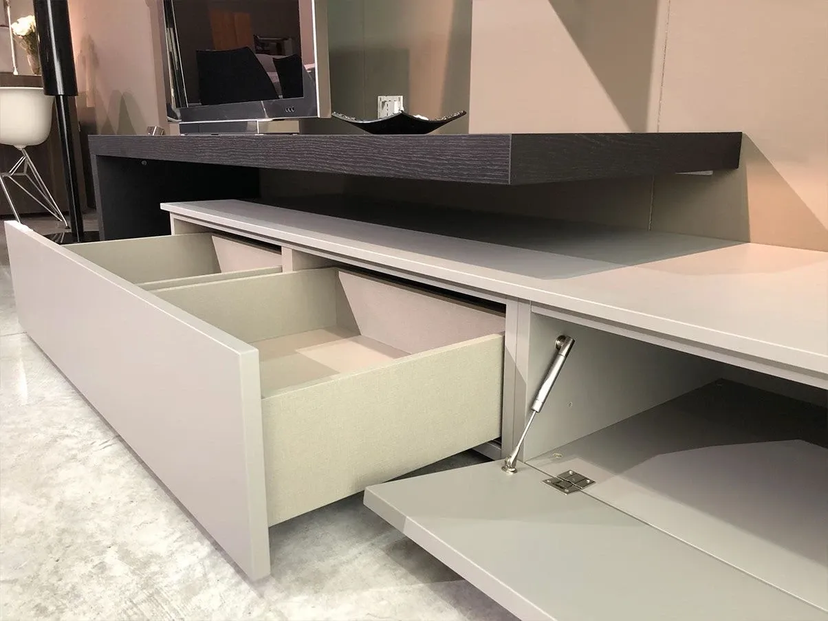 Lampo composition with hinged and flap doors, Sangiacomo 