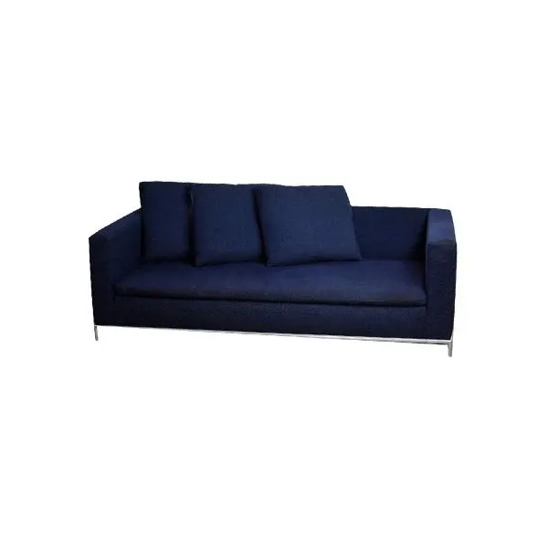 Divano George di Antonio Citterio in tessuto (blu), B&B Italia  