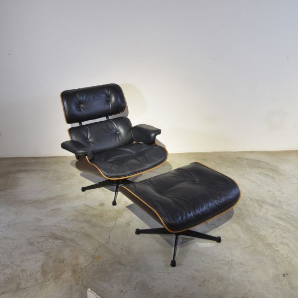 Chaise longue Charles Eames Lounge Chair prima edizione (anni '70), Herman Miller image