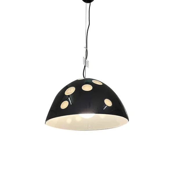 Cupola suspension lamp in blown glass, Mazzega image