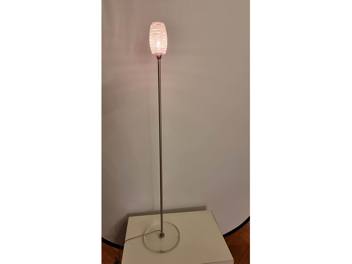 Damasco floor lamp in Murano glass, Vistosi