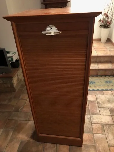 Vintage shutter cabinet, 2