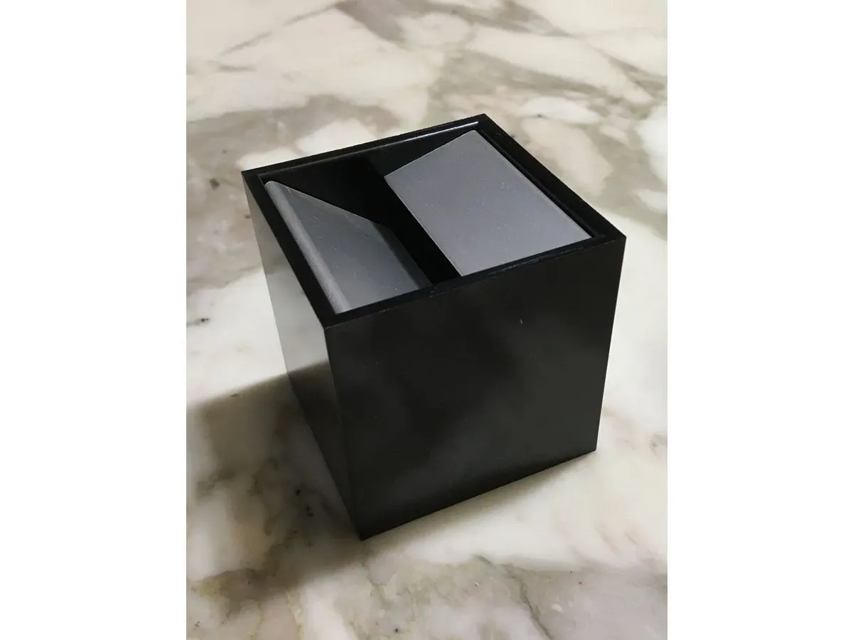 Cubo ashtray, Danese Milano 