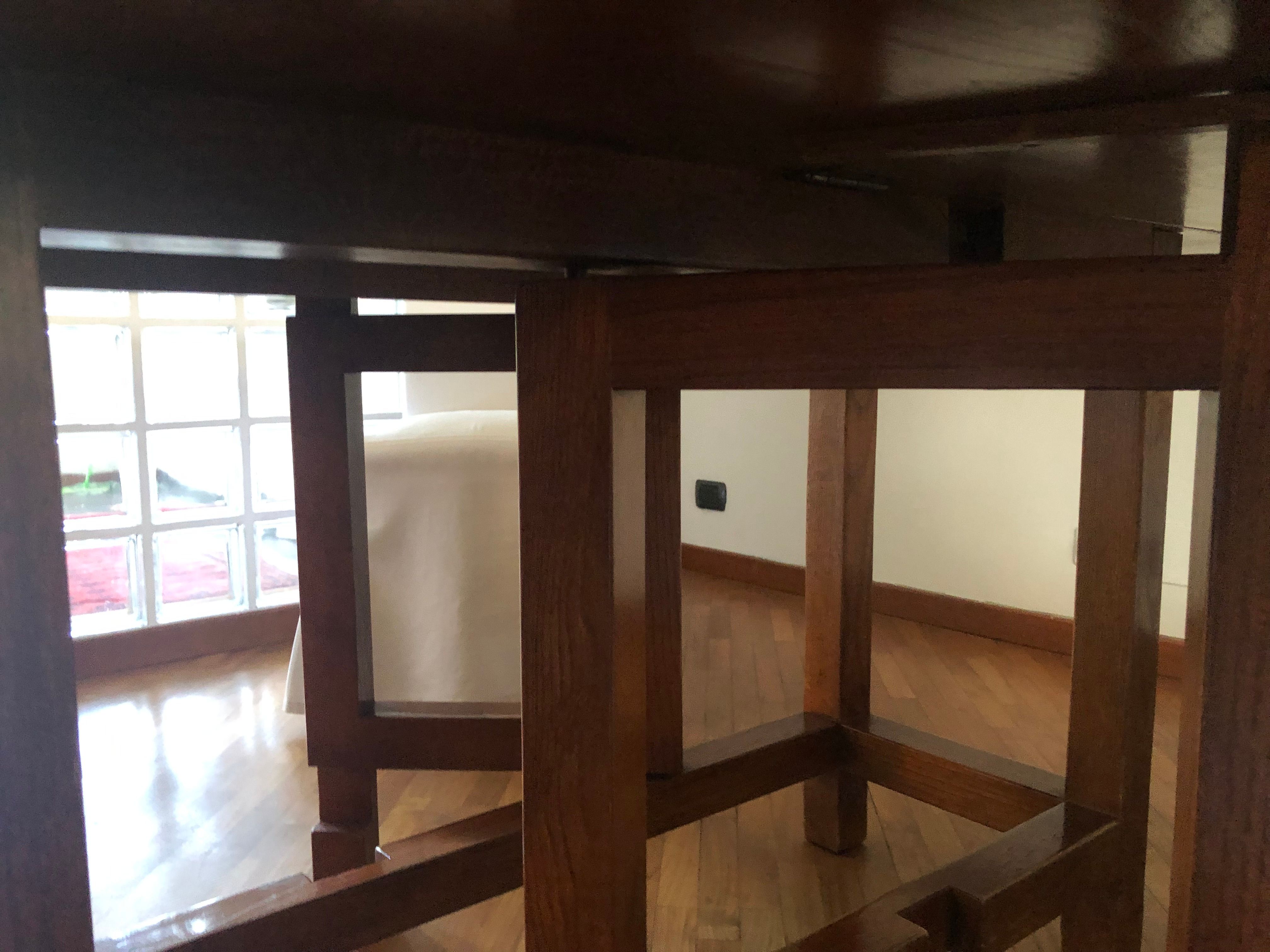 Solid Wood Oval Console Table Optional8