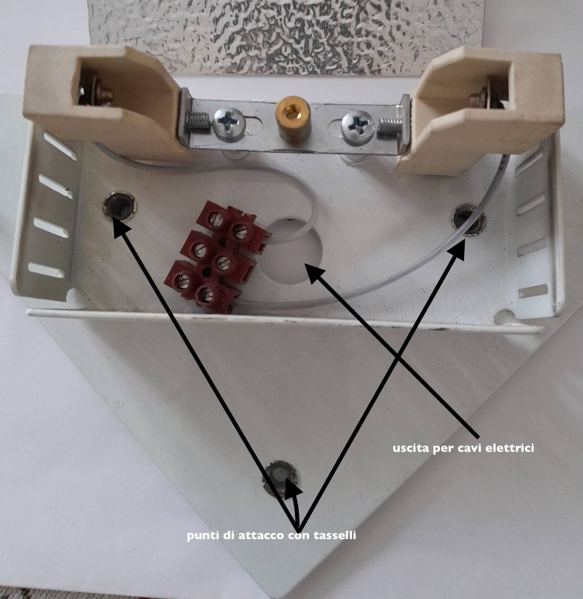 Set of 3 Murano Glass Wall Sconces Defects