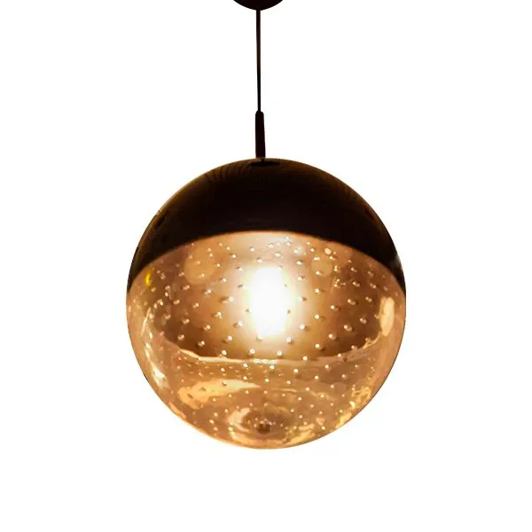 Astro suspension lamp in metal (black), De Majo image